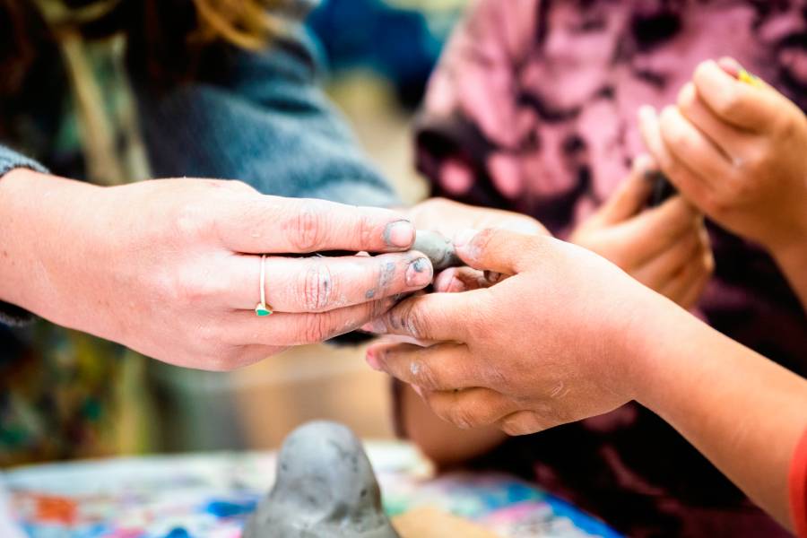 Clay making at RRS